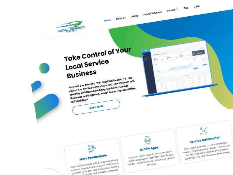 Green Jay Media website design